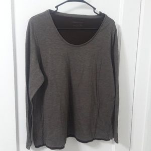 Long sleeve brown shirt